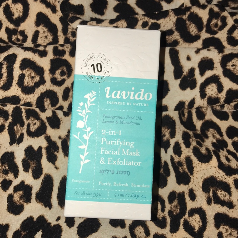 LAVIDO 2-n-1 Purifying Facial Mask and Exfoliator